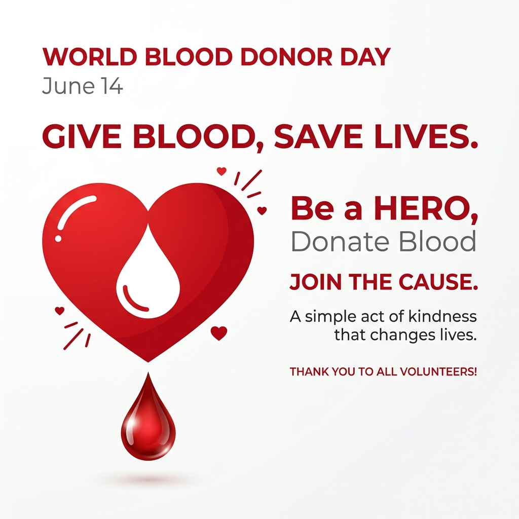 World Blood Donor Day 2026 Theme: WHO Urges Global Voluntary Donations